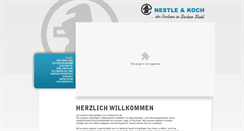 Desktop Screenshot of nestle-koch.de